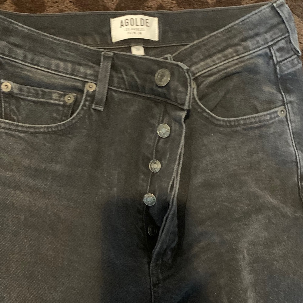 Agolde black jeans